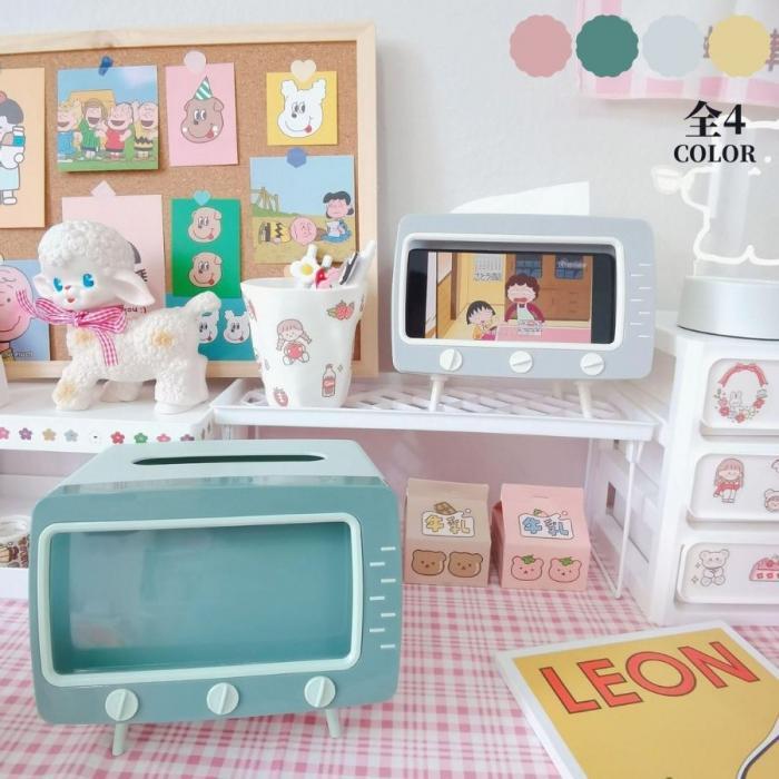 テレビ型 ティッシュボックス ティッシュケース スマホスタンド 多機能 レトロ 可愛い 個性的 プレゼント インテリア 雑貨 プレゼント 引っ越し祝い 送料無料 Tb2405 リブリー 通販 Yahoo ショッピング