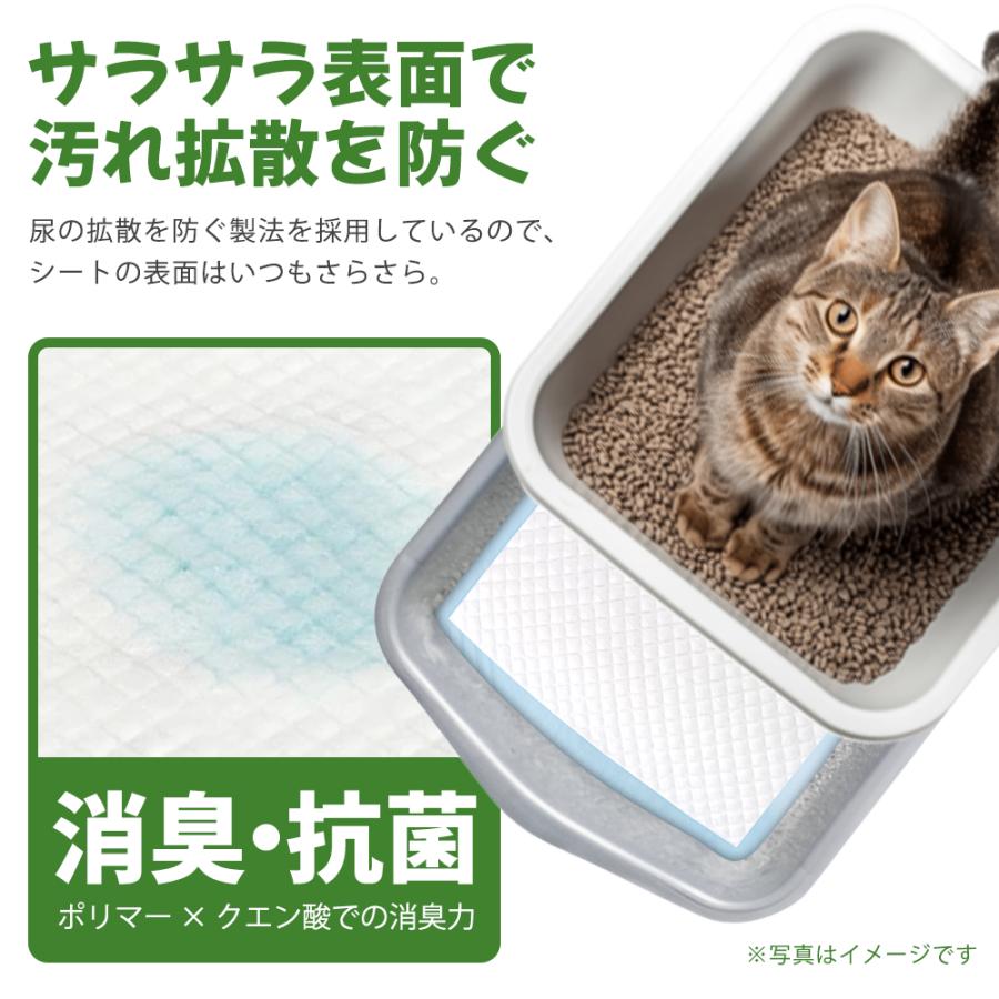 HONEYCARE ハニーケア猫用 ペットシーツ 厚型 消臭・抗菌シート 20枚