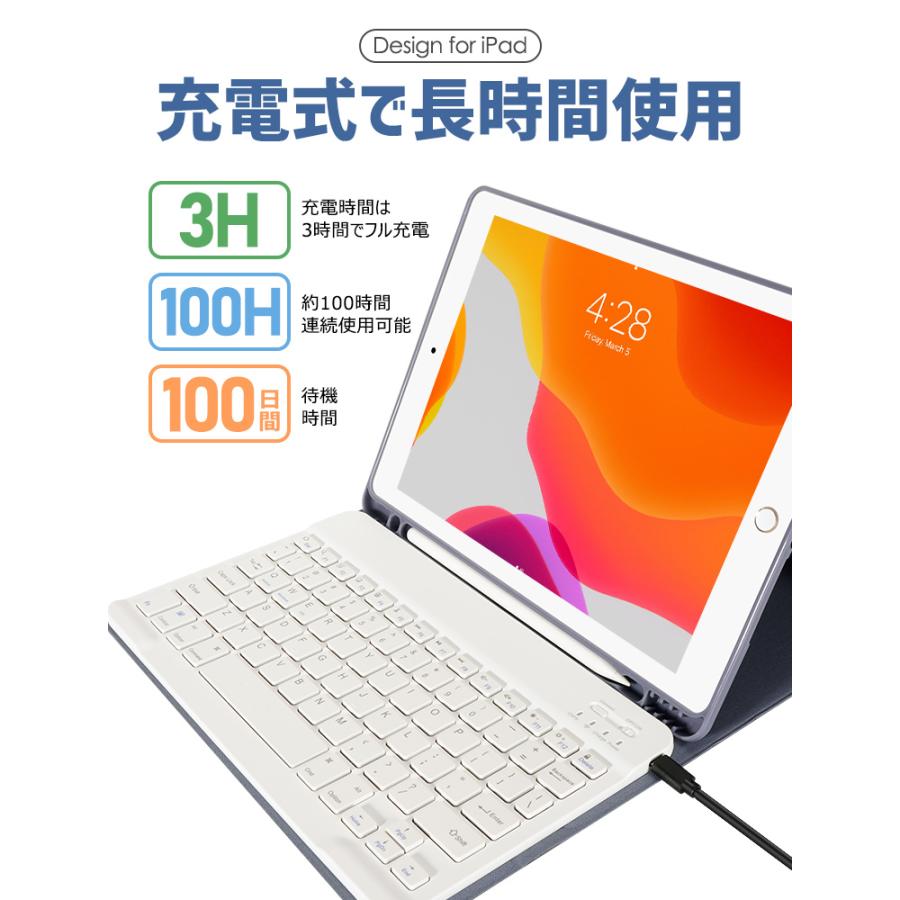 iPad キーボード ケース 第10世代 iPad 第9世代 10.2インチ 第8世代