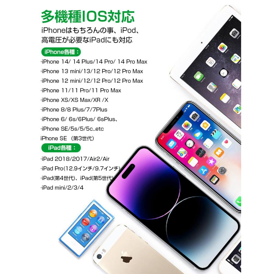 LivelyLife 2m 3本 iPhone 充電ケーブル 急速充電 ライトニング LivelyLife 2m 3本 iPhone 充電ケーブル 急速充電 ライトニング
