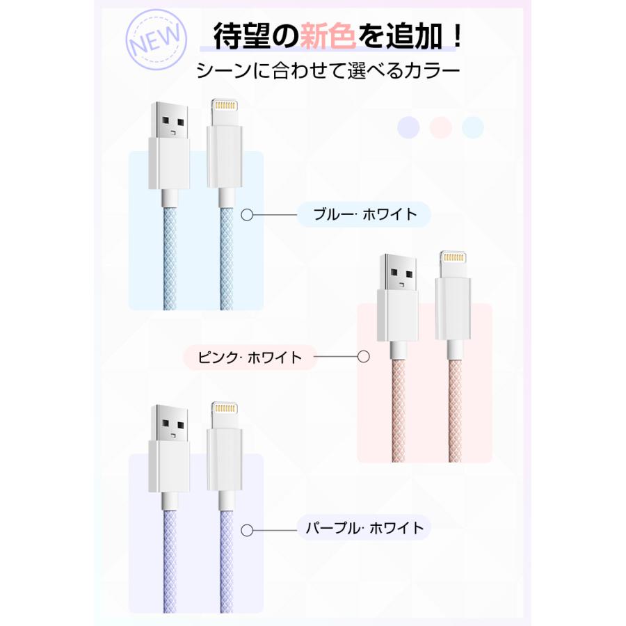 LivelyLife 2m 3本 iPhone 充電ケーブル 急速充電 ライトニング LivelyLife 2m 3本 iPhone 充電ケーブル 急速充電 ライトニング