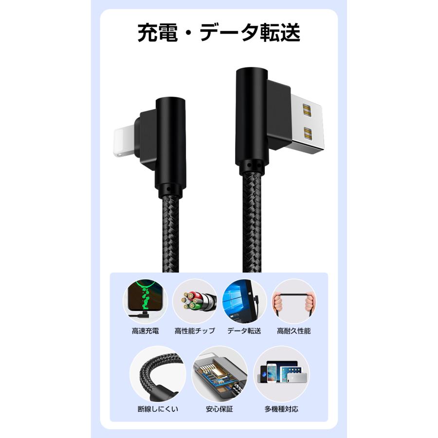 LivelyLife 8%OFF iPhone ライトニングケーブル 2m 3本セット L LivelyLife 8%OFF iPhone ライトニングケーブル 2m 3本セット L