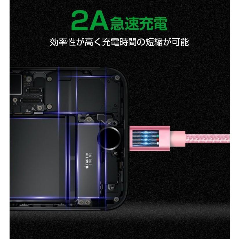 3本セット 3m*3 iPhone14 Pro Max 充電ケーブル iPad ライトニングケーブル USB ケーブル 充電 アイフォン ケーブル 3m iPad iPhone11/12/13/14 用ケーブル｜livelylife｜09