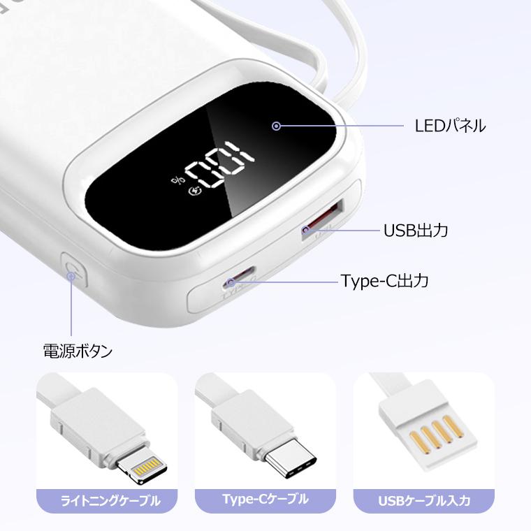 LivelyLife 限定700円OFFクーポン モバイルバッテリー 40000mAh 大容量