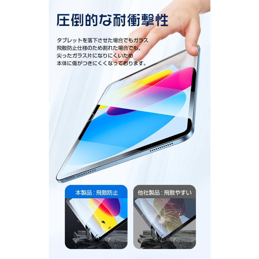 iPad 第10世代 Air 5 ガラスフィルム iPad 10.2 第9世代 iPad mini6 iPad Air 4 フィルム ブルーライトカット iPad 10.2 Air iPad Pro 10.5 保護フィルム｜livelylife｜07