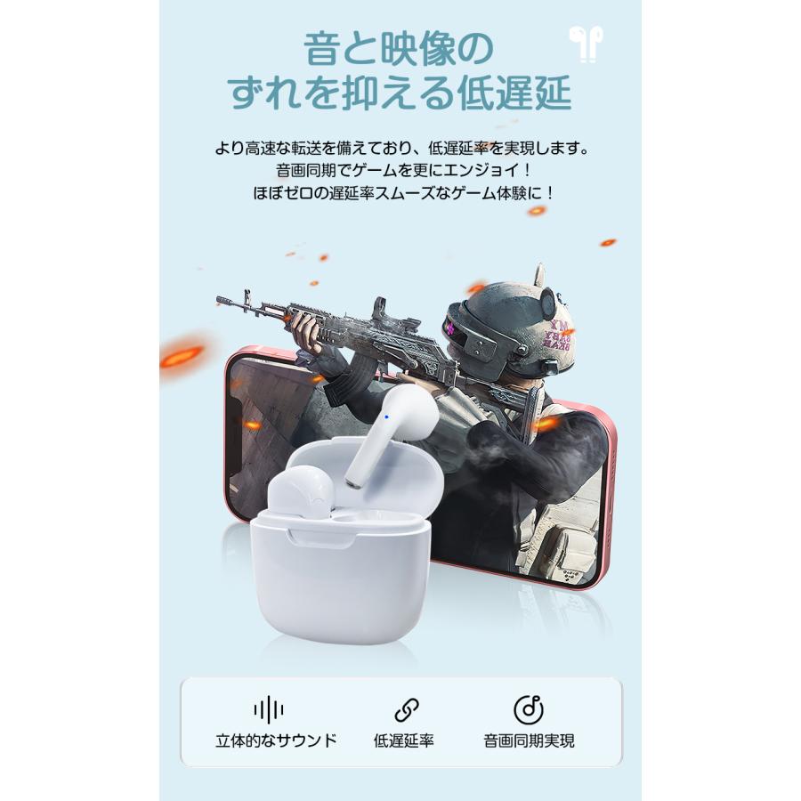 24時間限定価格 ワイヤレスイヤホン Bluetooth6.0 イヤホン Hi-Fi高音質 低遅延 小型 ブルートゥース  Siri iPhone Android イヤホン おすすめ 安い | LivelyLife | 13
