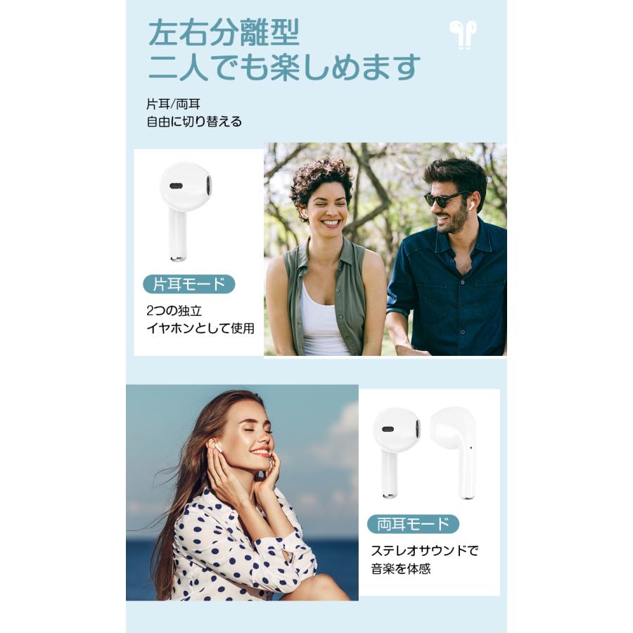 24時間限定価格 ワイヤレスイヤホン Bluetooth6.0 イヤホン Hi-Fi高音質 低遅延 小型 ブルートゥース  Siri iPhone Android イヤホン おすすめ 安い | LivelyLife | 14