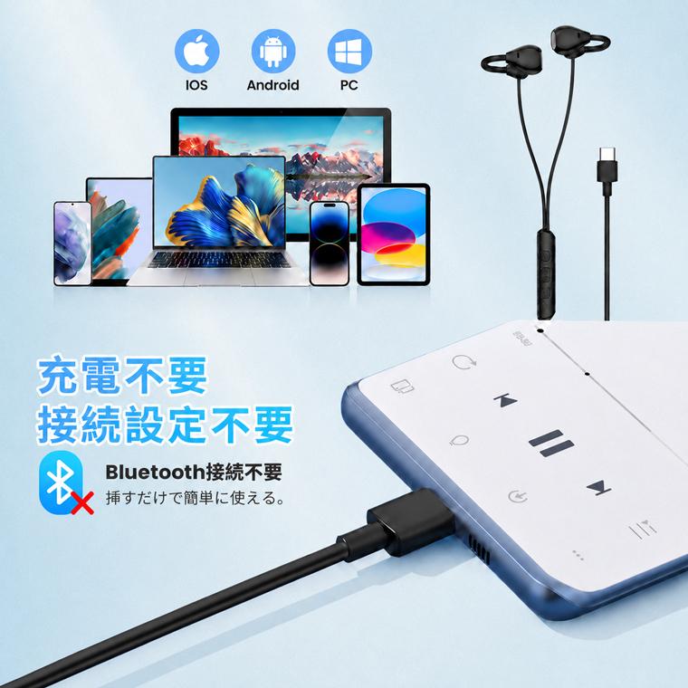 1980→1680更に8%OFF イヤホン 有線 タイプc イヤーカフ型 iPhone 有線イヤホン 耳が塞がない オープンイヤー 高音質 低遅延 マイク通話 リモコン | LivelyLife | 14