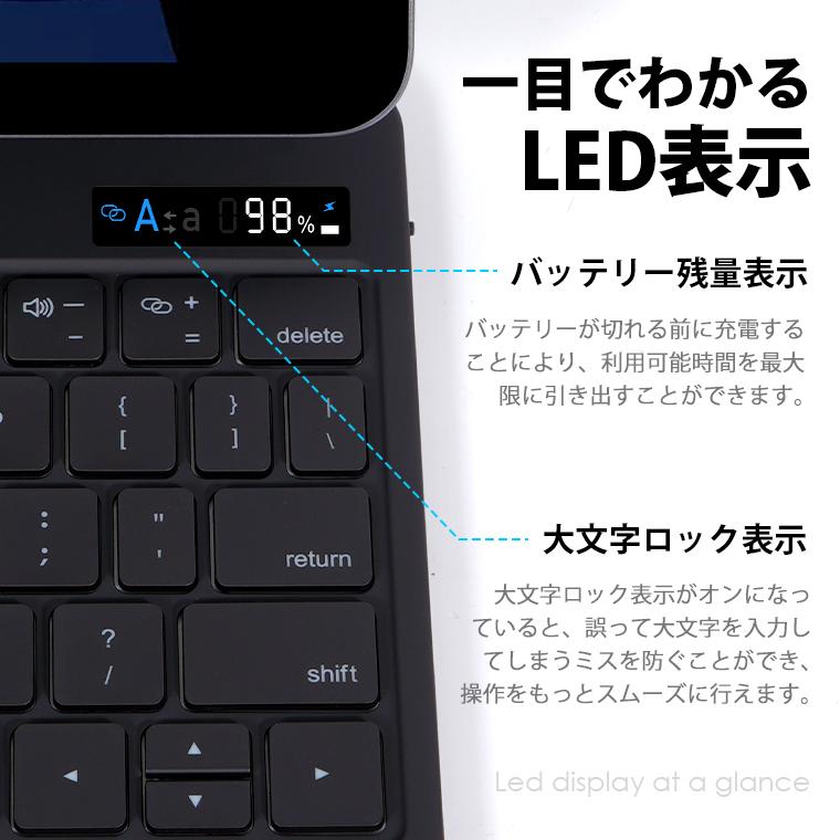 15%OFF iPad A16 キーボード ケース 磁気吸着 iPad  第11世代 キーボード付きケース 第10世代 iPad Air M4 M2 M3 Air 4 5 世代 11インチ iPad Pro 12.9インチの画像