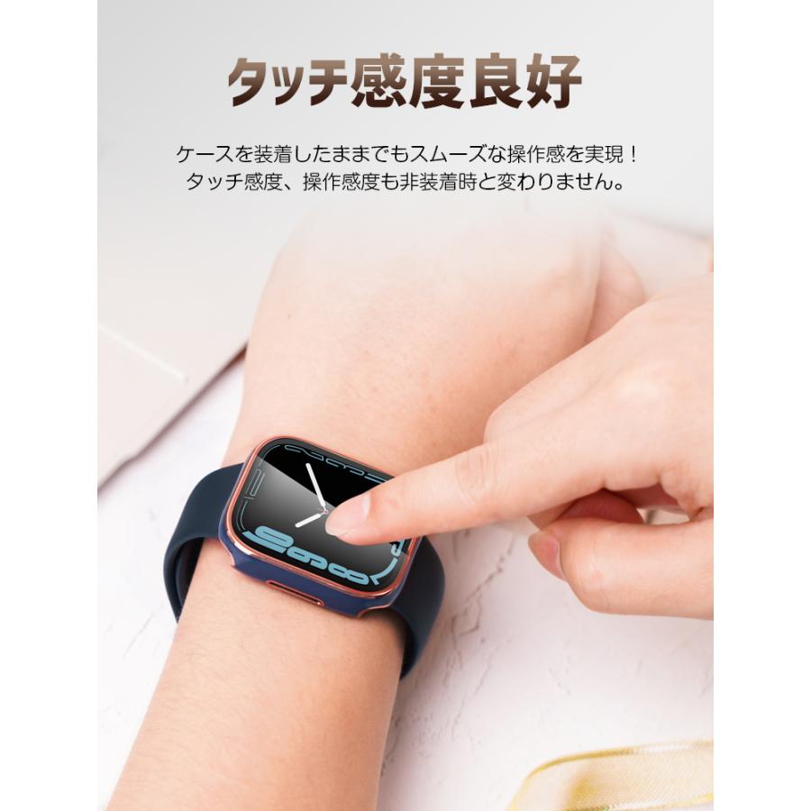 Apple Watch ケース 49mm 45mm 44mm 41mm 40mm アップルウォッチ カバー Apple Watch 8/7/SE/6/  series9 Ultra 2 耐衝撃 全面保護 超薄型｜livelylife｜16