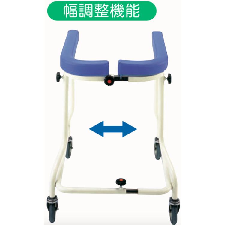 アルコー アルコー6型W 100472 歩行車 歩行器 屋内 室内 病院 馬蹄型