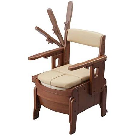 アロン化成 ポータブルトイレ 家具調トイレ セレクトR 自動ラップ