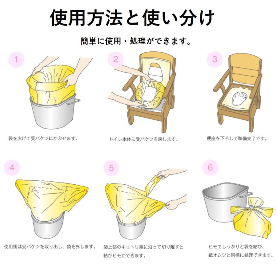 トイレ用処理袋 ワンズケア 30枚入り 排泄用品 ポータブルトイレ 総合