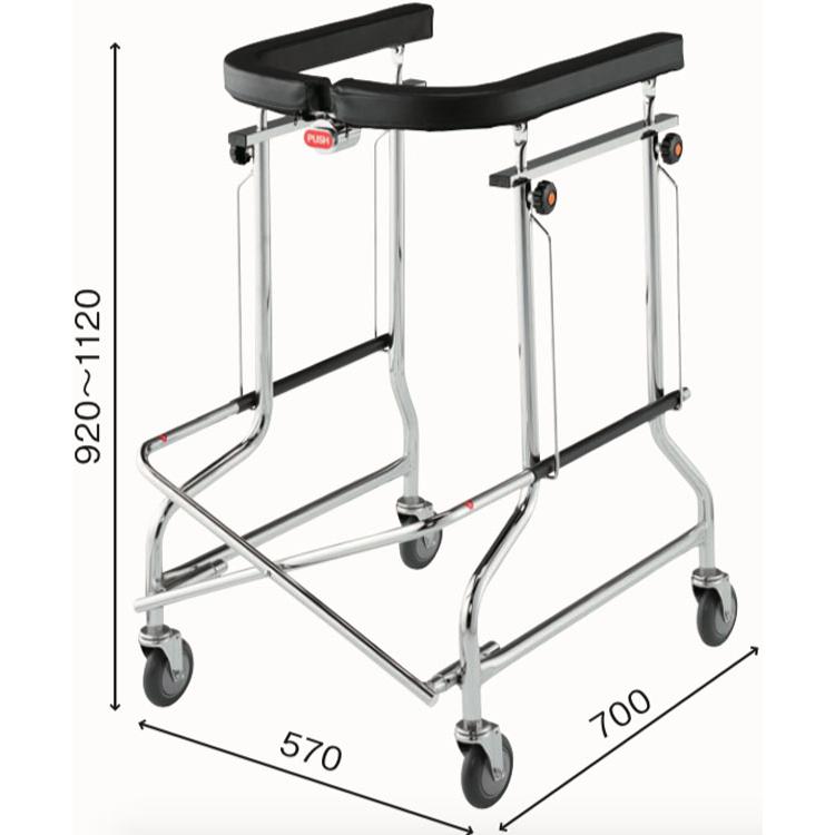 アルコー アルコー1型 歩行車 歩行器 個人宅配送無料 屋内 室内 病院