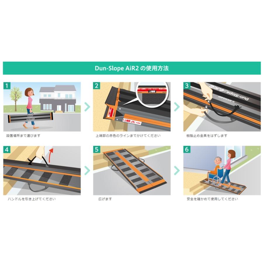 ダンロップ製車いすスロープですRZ-85