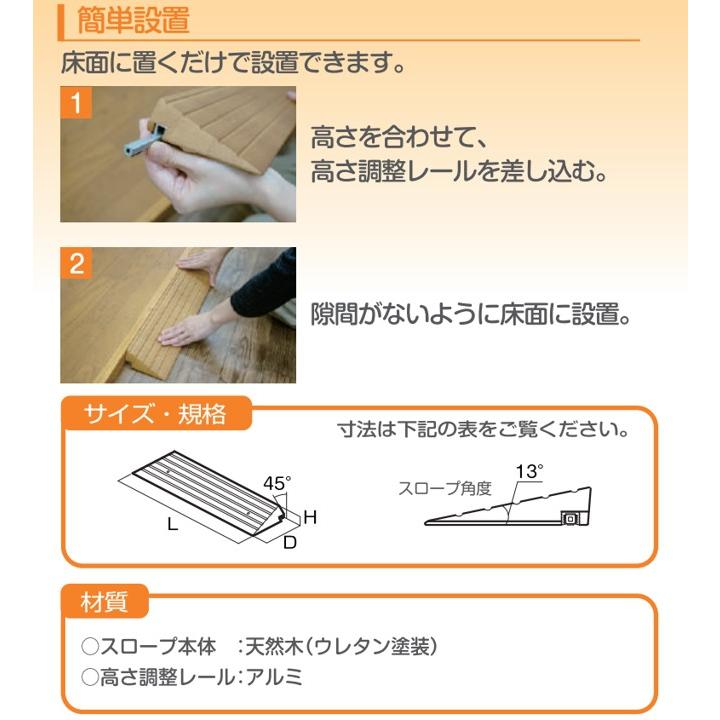 段差解消 室内用 スロープ 段差 高さ調整 段ない・ス R36 高さ3.6cm