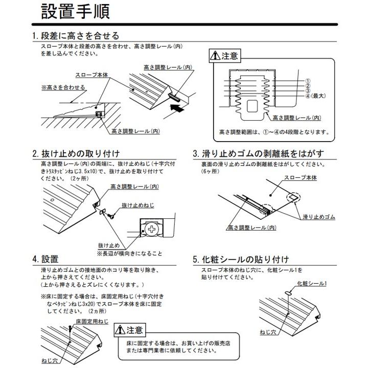 段差解消 室内用 スロープ 段差 高さ調整 段ない・ス R36 高さ3.6cm