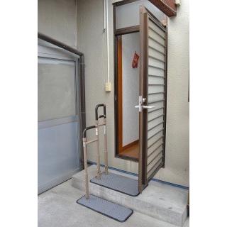 BS桜 2-1 633-321 手すり 玄関 住宅改修 個人宅配送無料 掃き出し窓 縁側 玄関ポーチ あがりかまち 室内外用 置き型 置くだけ 簡単設置 工事不要 シコク_2