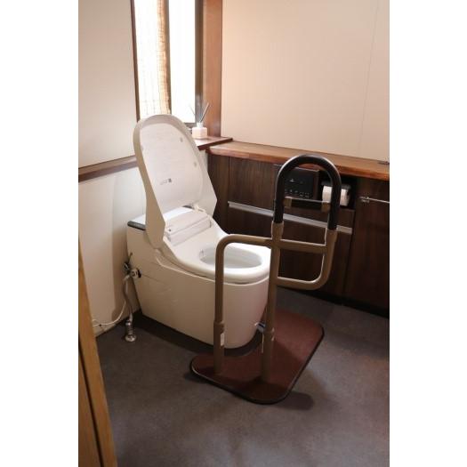 トイレ用手すり 微笑 U-ケアTS01-s片手すり 644-101 置くだけ 簡単