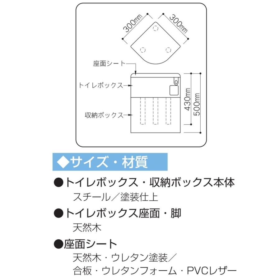 防災グッズ 防災対策 災害対策 エレベーター EV椅子 トイレ用品セット レザーシート 690-011 シコク｜livemall｜08