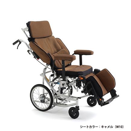 ミキ 車椅子 軽量 車いす 介助式 座面昇降型 リクライニング