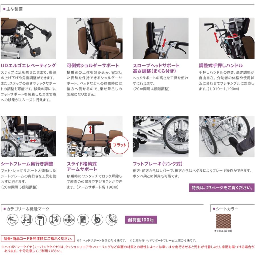 ミキ 車椅子 軽量 車いす 介助式 座面昇降型 リクライニング ナチュラルシーティング AFP-MR エアフィッツ モフィール マルチリンク機構 :  生活・介護用品販売店livemall - 通販 - Yahoo!ショッピング