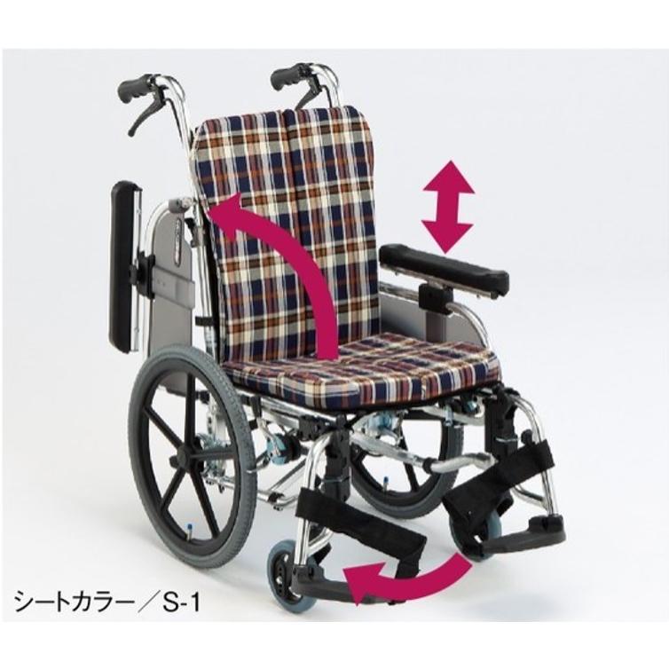 MATSUNAGA（マツナガ） 車椅子 軽量 標準 介助式 コンパクト セミ