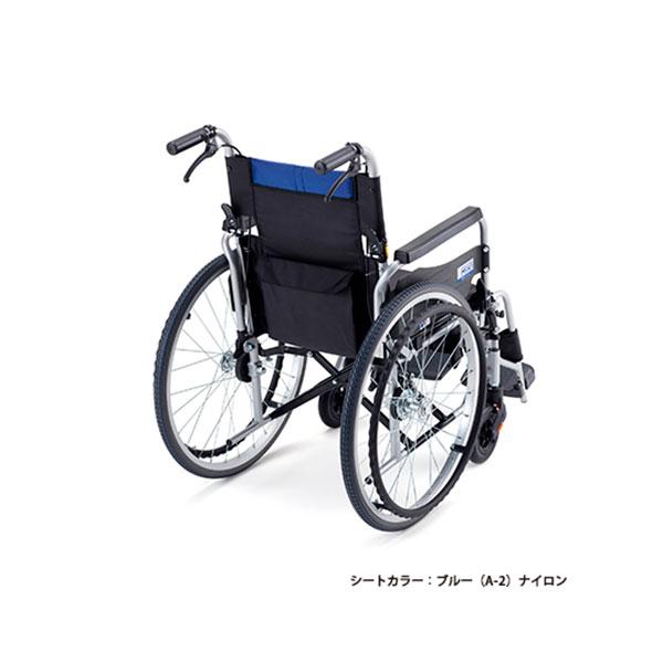 Miki BAL-R3 車椅子 折りたたみ式 送料無料】BAL-R3 自走型車椅子 背折れ式 介助ブレーキ付 肘跳ね