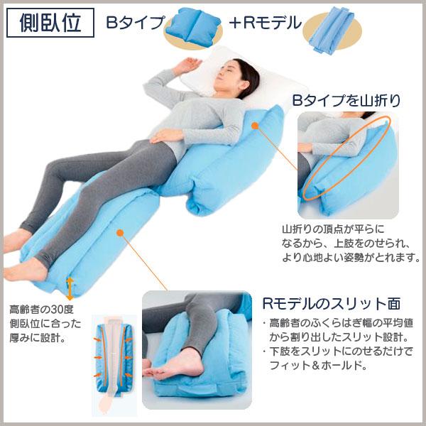 ポジショニングクッション エニモ Mモデル Bタイプ CK-463 仰臥位 側臥位 背上げ Anymo 体位変換器 姿勢保持 ケープの画像