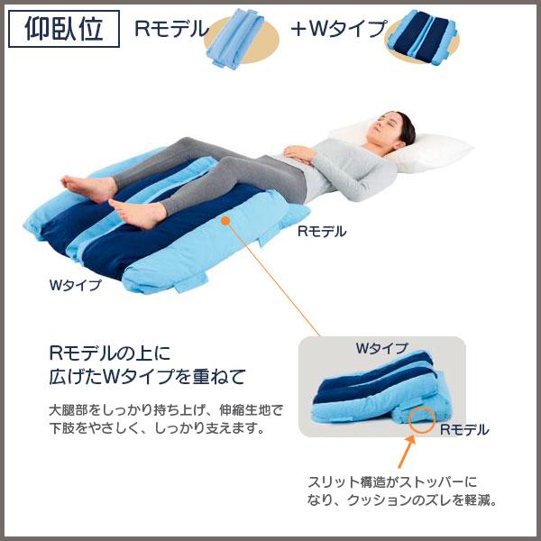 ポジショニングクッション エニモ Mモデル Wタイプ CK-464 仰臥位 側臥位 背上げ Anymo 体位変換器 姿勢保持 ケープの画像