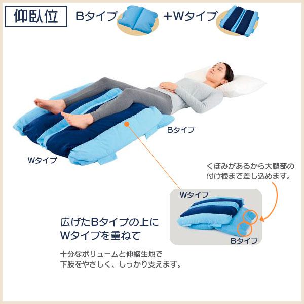 ポジショニングクッション エニモ Mモデル Wタイプ CK-464 仰臥位 側臥位 背上げ Anymo 体位変換器 姿勢保持 ケープの画像