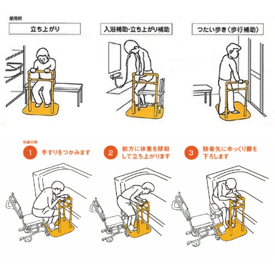 介護　手すり　たちあっぷ2 CKA-24 たちあっぷⅡ CKH-21 | カテゴリーから探す,手すり | 介護用品セカンド