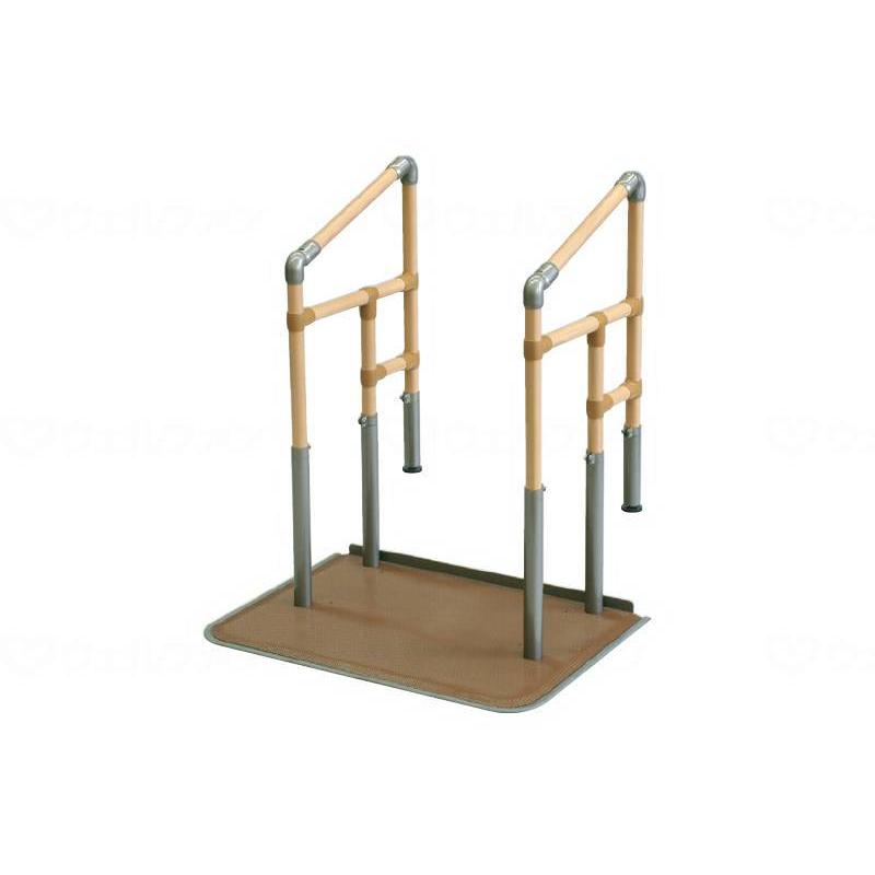 上り框用たちアップ　両手仕様　［CKE-03］ あがりかまち用たちあっぷ 両手すりステップ台なし CKE-03