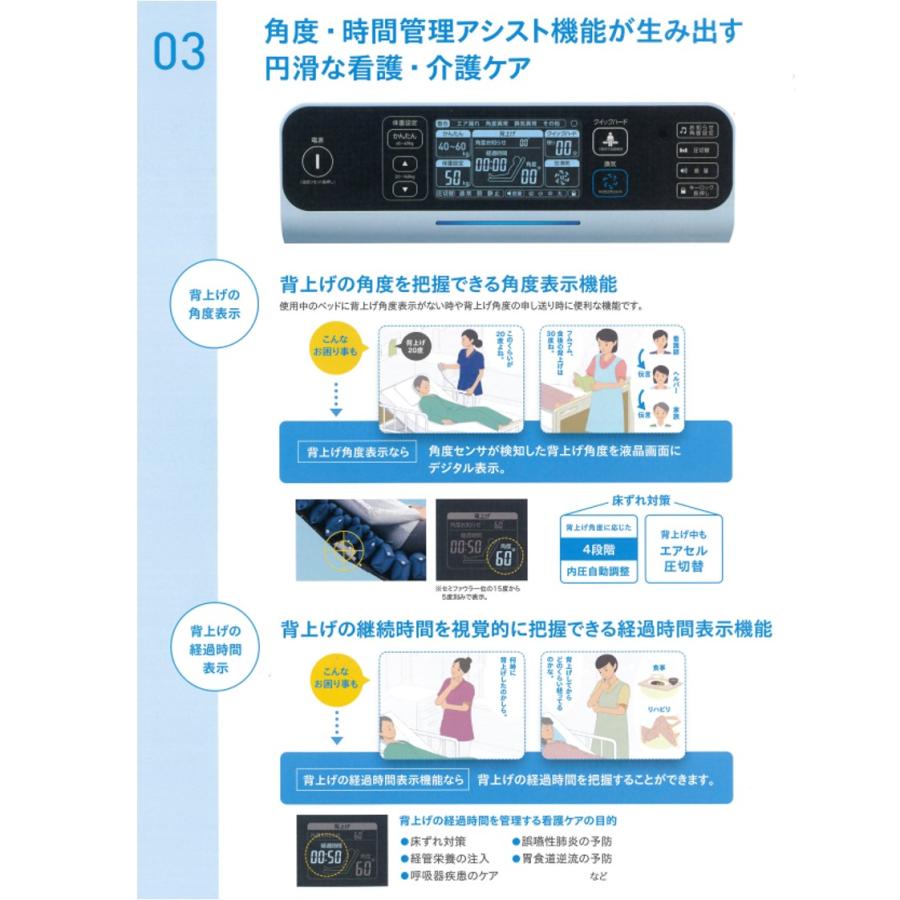 床ずれ防止 エアマットレス 褥瘡 看護 介護ケア マイクロクライメイト ネクサスアイビー CR-770 840 ケープの画像