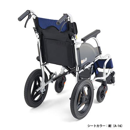車椅子 軽量 車いす 介助式 CRT-SG-2 カルッタ CRT SKブレーキ スライド延長ブレーキ ミキ_2