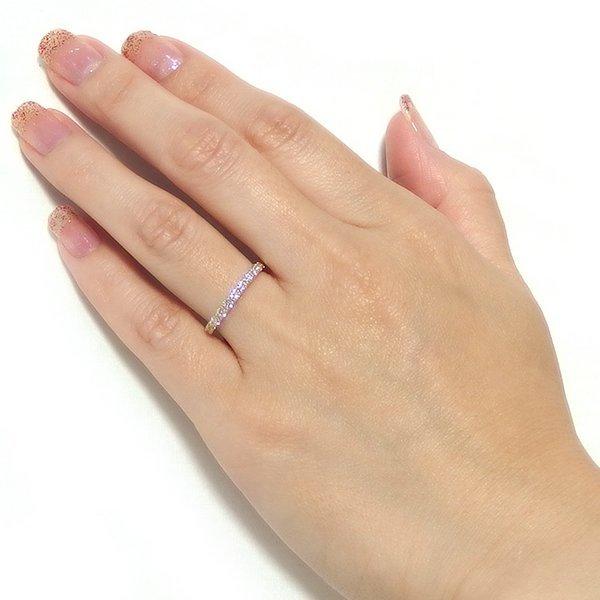 【早い者勝ち！】 ダイヤモンド リング ハーフエタニティ 0.5ct K18 イエローゴールド 13号 0.5カラット エタニティリング 指輪 鑑別カード付き 【DGJ1229789035】(43836円)