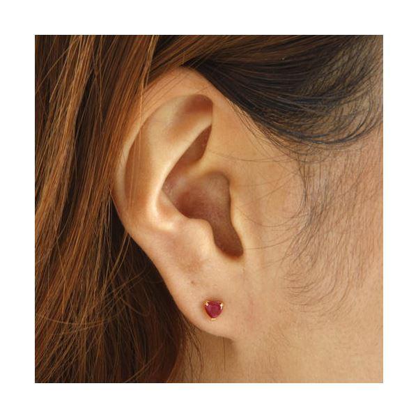 み*ん様 ハートシェイプ ルビー k18 ダイヤモンド ピアス み*ん様 ハートシェイプ ルビー k18 ダイヤモンド ピアス K18WG ハート