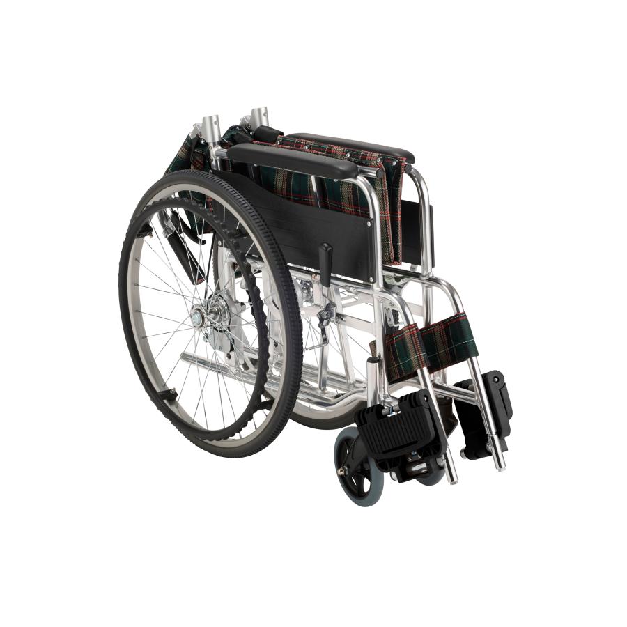 マキテック 車椅子 軽量 車いす ラクライズ スマートフットレスト 自走 