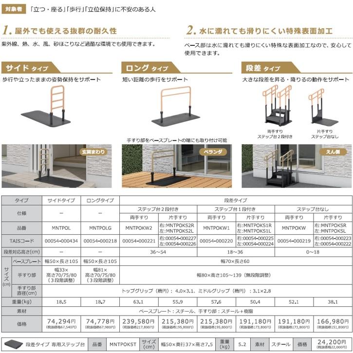 molten（モルテン） ルーツ アウトドア サイドタイプ MNTPOL 手すり