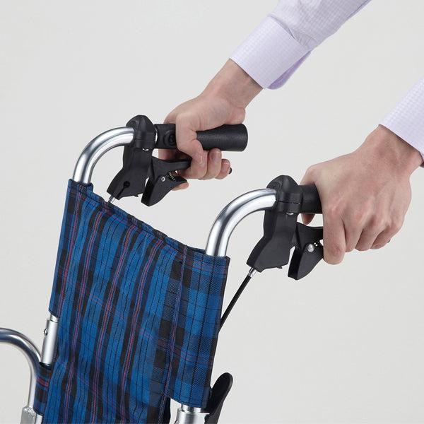 車椅子 軽量  車いす 個人宅配送無料 PIRO＋ 〜ピロプラス〜 コンパクト車いす マキテック | マキテック | 04