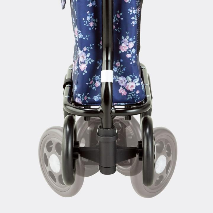 マキテック ショッピングカート シルバーカー どこでもキャリー 横押し