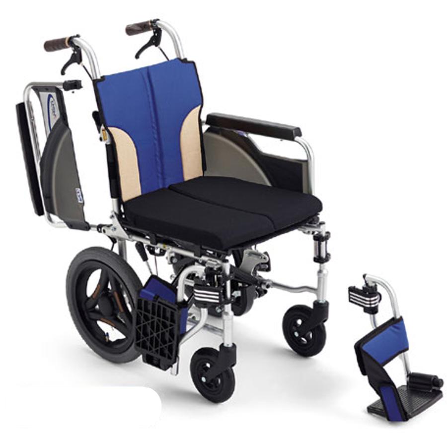 ミキ 車椅子 軽量 車いす とまっティ 介助式 SKT-200B 自動ブレーキ 