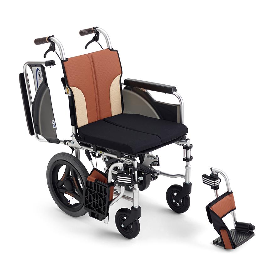 ミキ 車椅子 軽量 車いす とまっティ 介助式 SKT-200B 自動ブレーキ 