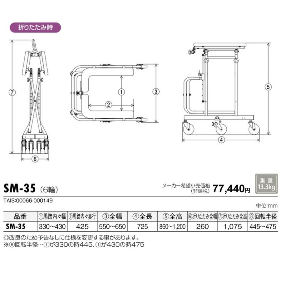 MATSUNAGA（マツナガ） ホップステップ SM-35 歩行車 歩行器 個人宅配