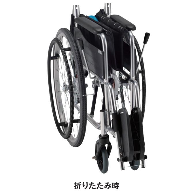 マキテック 車いす 標準タイプ 自走式 ノーパンク ユアーズ U-1 軽量