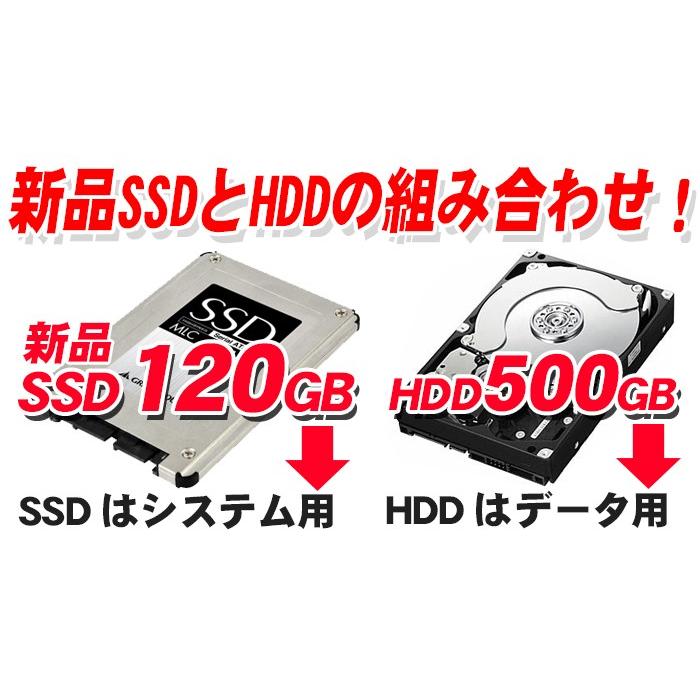 買い、確定。ポイント2倍 24インチモニター Corei5 同等品 新品SSD120GB+HDD500G メモリ8G可 新品WIFI Windows10 64bit DtoD DELLVostro 230 Windows7 あすつく｜livepc2｜08