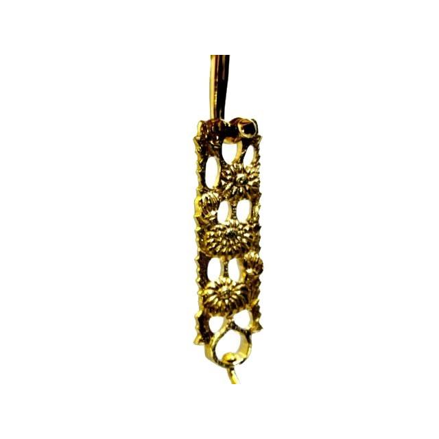 藤菊輪灯 上磨 3.5寸【浄土真宗 本願寺派(西) 】[仏具 藤菊輪灯 上磨 3.5寸【浄土真宗 本願寺派(西) 】[仏具
