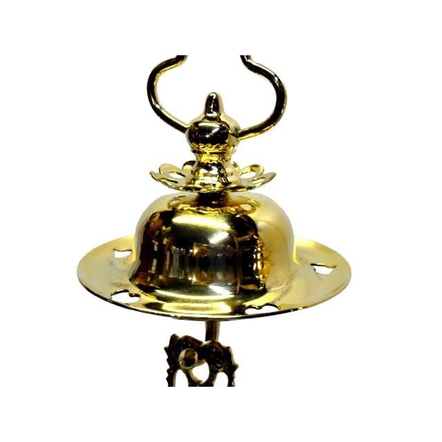 藤菊輪灯 上磨 5.5寸【浄土真宗 本願寺派(西) 】[仏具 藤菊輪灯 上磨 5.5寸【浄土真宗 本願寺派(西) 】[仏具