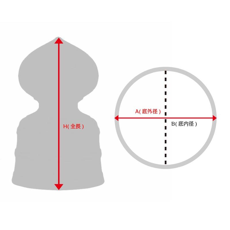 擬宝珠 鎌倉型　上磨　５．０寸［建築金物］［社寺用品］_4