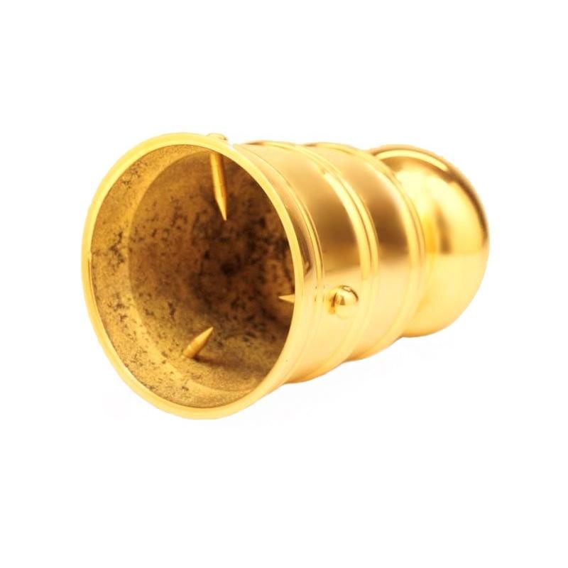 擬宝珠　金鍍金　６．０寸［建築金物］［社寺用品］_3